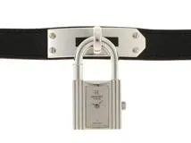 HERMES　エルメス　時計　ケリーウォッチ　KE1.210　シルバー文字盤　SV925/カーフ　クォーツ　レディース　M