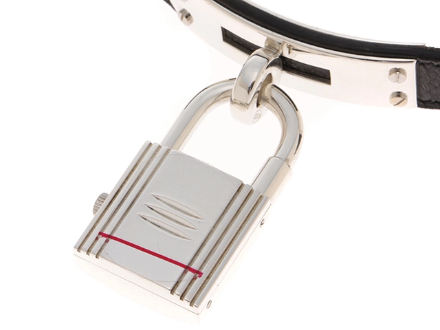 HERMES エルメス 時計 ケリーウォッチ KE1.210 シルバー文字盤 SV925/カーフ クォーツ レディース M