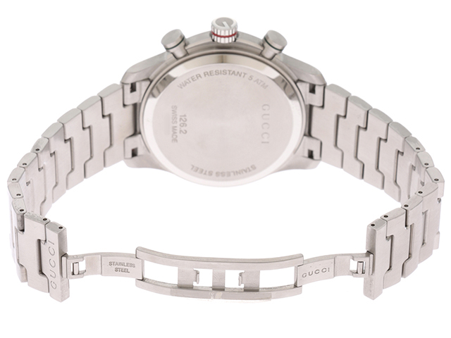 GUCCI グッチ 腕時計 3000.2.M ゴールドメッキ/社外革ベルト ゴールド文字盤 クオーツ【472】SJ の購入なら「質」の大黒屋（公式）