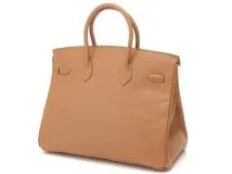 HERMES　エルメス　バーキン35　ナチュラル　ゴールド金具　クシュベル　□E刻印　【432】2148103760624