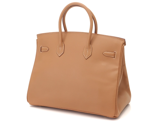 HERMES エルメス バーキン35 ナチュラル ゴールド金具 クシュベル □E刻印 【432】2148103760624