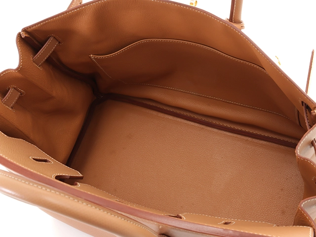 HERMES エルメス バーキン35 ナチュラル ゴールド金具 クシュベル □E刻印 【432】2148103760624