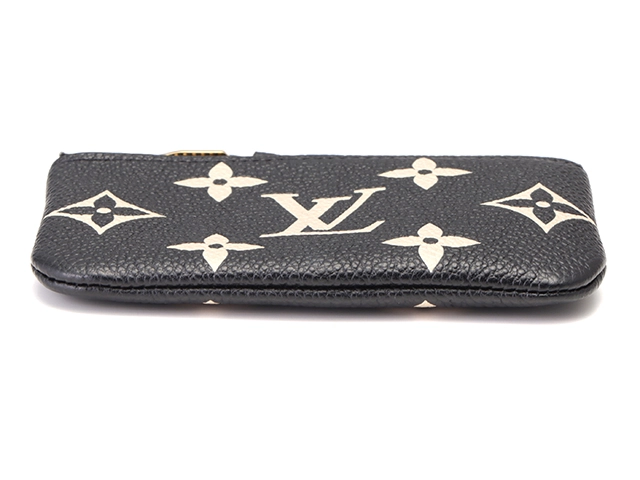 ポシェット・クレ　バイカラー　モノグラム・アンプラント　ブラック／ベージュ/GP　M80885　　【471】　Y