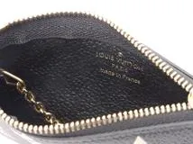 ポシェット・クレ　バイカラー　モノグラム・アンプラント　ブラック／ベージュ/GP　M80885　　【471】　Y