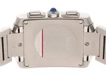 Cartier カルティエ 腕時計 タンクフランセーズXL クロノリフレックス W51024Q3 ステンレス アイボリー文字盤 クオーツ【472】SJ