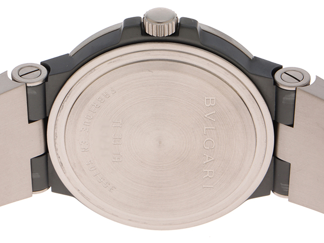 BVLGARI ブルガリ ディアゴノ・チタニウム TI38TA チタン/ラバー