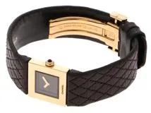 マトラッセ シャネル CHANEL H0109 腕時計 K18YG/レザーベルト