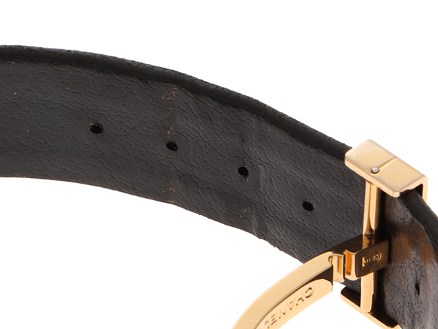 CHANEL シャネル マトラッセ H0111 K18YG/革 女性用クオーツ時計【473