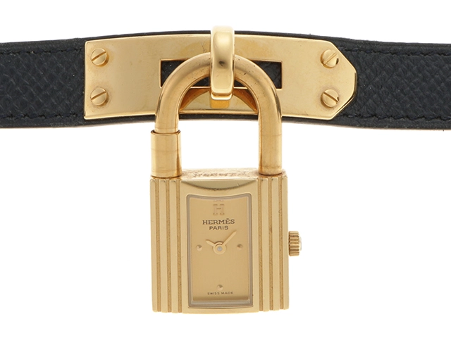 最旬トレンドパンツ HERMES エルメス 女性用 GP/レザー KE1.201 ケリーウォッチ その他