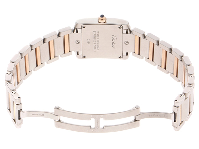 Cartier  カルティエ 　タンクフランセーズSM 　 ピンクシェル　　W51027Q4　　 レディース　　【436】　　　2148103765759