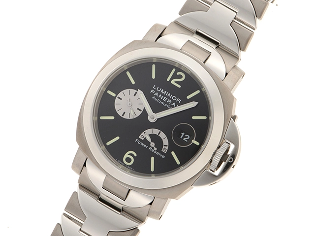 PANERAI　パネライ　時計　ルミノール パワーリザーブ　PAM00171　F番　ブラック文字盤　TI/SS　自動巻き　メンズ(2148103765827)【200】M