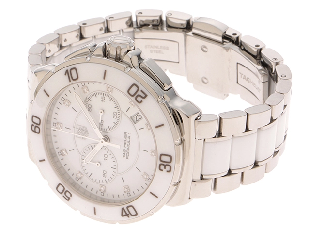 TAG HEUER　タグホイヤー　フォーミュラ1　腕時計クォーツ　メンズ　ステンレススチール /セラミック/ダイヤモンド　CAH1211.BA0863　2148103765957【437】