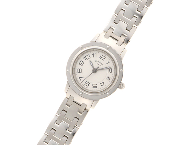 HERMES エルメス CP1.221 クリッパー デイト クォーツ