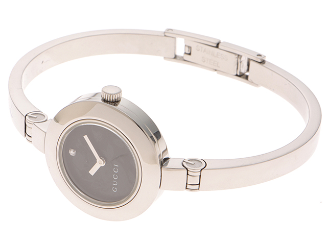 GUCCI グッチ バングルウォッチ 1PD クォーツ レディース SS