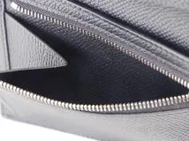HERMES　エルメス　財布　ベアンコンパクト　ブラック／ＳＶ　ヴォーエプソン　B刻印　2148103766237　【中古】【大黒屋】【200】