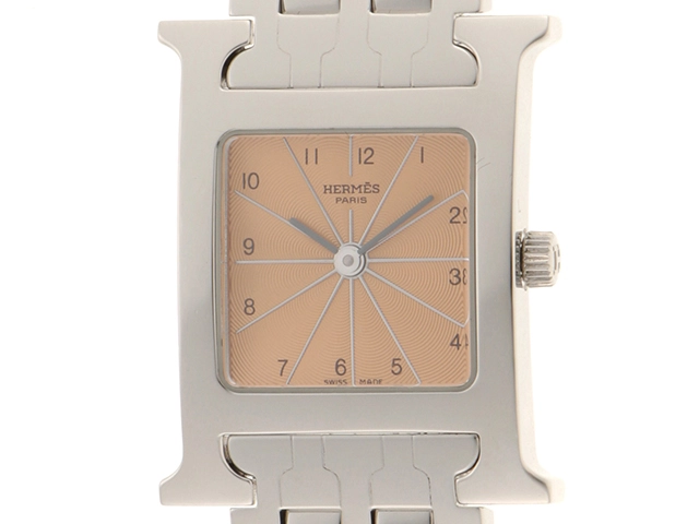 HERMES エルメス Hウォッチ 腕時計 ステンレススチール HH1.210