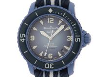 swatch スウォッチ×Blancpain ブランパン BIOCERAMIC SCUBA FIFTY FATATLANTIC OCEAN S035A100 バイオセラミック ブルー 2148103766749【431】