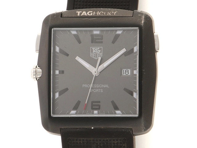 TAG　HEUER　タグホイヤー　WAE1113.FT6004　プロフェッショナル　スポーツウォッチ　ステンレススチール/ラバー　クォーツ　男女兼用（2148103767029）【200】C
