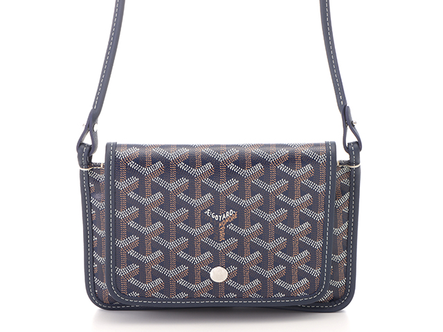 スーツ特別割引クーポン ゴヤール GOYARD プリュメ ネイビーブルー ポーチウォレット バッグ