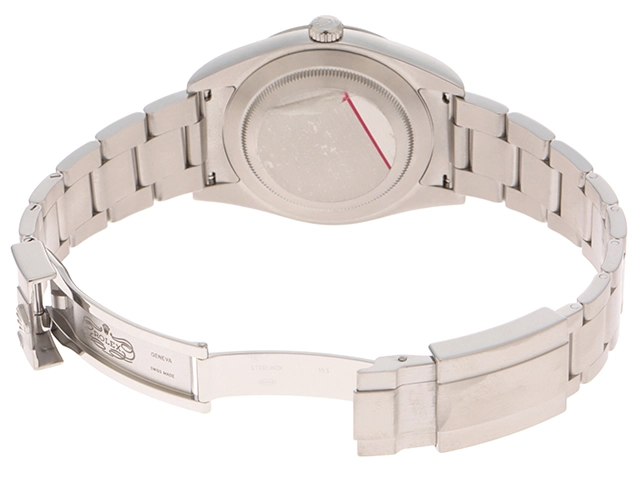 2012年3月並行品 ROLEX ロレックス メンズ オートマチック エクスプローラーⅠ 214270 ブラック文字盤 SS サテンバックル【472】HK