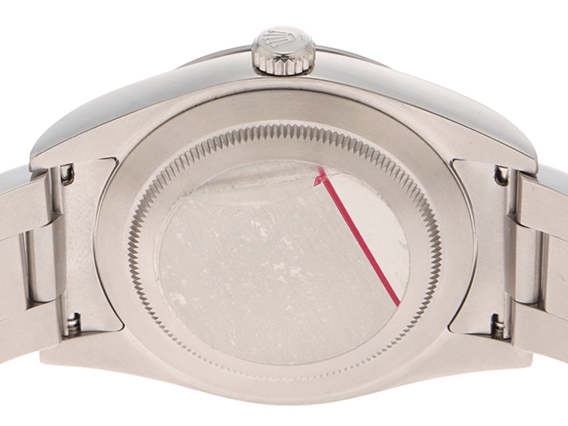 2012年3月並行品 ROLEX ロレックス メンズ オートマチック エクスプローラーⅠ 214270 ブラック文字盤 SS サテンバックル【472】HK