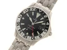 OMEGA オメガ　メンズ オートマチック　シーマスター300 GMT 2534.50.00 ブラック文字盤 SS【472】HK