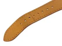 HERMES エルメス メドール ME1.201 GP レザー ホワイト クォーツ ○Y【460】2148103769214