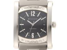 BVLGARI　ブルガリ　アショーマ オートマチック　AA44S　ネイビー　メンズ　自動巻き2148103769283【432】