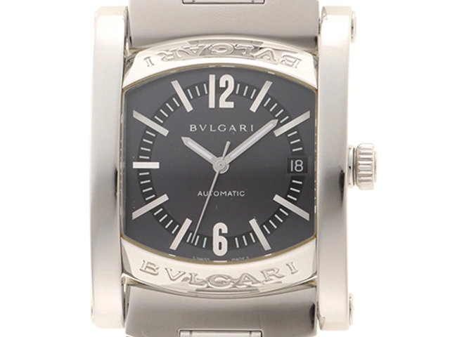ブルガリ BVLGARI AA44S アショーマ ネイビー メンズ腕時計 自動巻 BVLGARI ブルガリ アショーマ オートマチック AA44S ネイビー