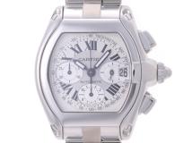 Cartier 　　カルティエ 　　ロードスターＸＬ 　クロノグラフ 　　W62006X6 　　SS 　シルバー　　自動巻き 　メンズ 　シルバー　　【436】　　2148103770319