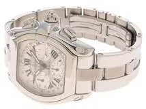 Cartier 　　カルティエ 　　ロードスターＸＬ 　クロノグラフ 　　W62006X6 　　SS 　シルバー　　自動巻き 　メンズ 　シルバー　　【436】　　2148103770319