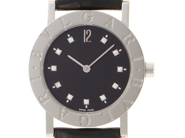BVLGARI ブルガリ ブルガリ ブルガリ 11PD BB30SLD SS革 クオーツ  
