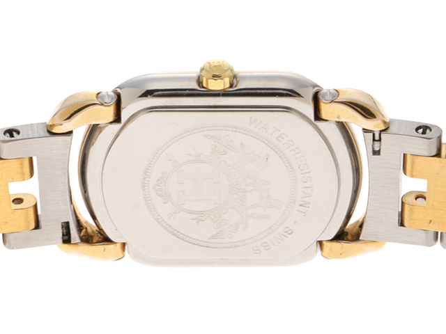HERMES エルメス ラリー RA1.220 GP/SS 女性用クオーツ時計【473