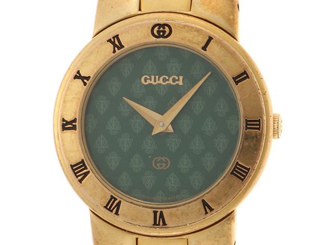 GUCCI グッチ シニョーリア 116.3 シェル文字盤 ホースビット QZ
