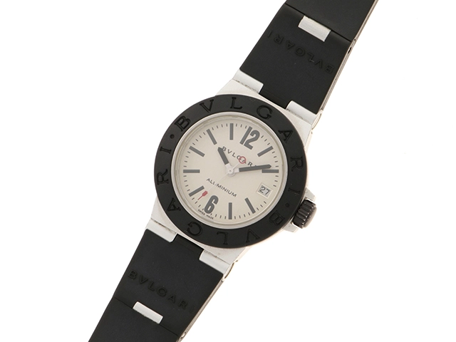 BVLGARI　ブルガリ　アルミニウム　AL29A　AL/ラバー　女性用クオーツ時計【473】