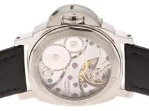 P番　PANERAI　パネライ　時計　ルミノール ベース　PAM00112　ブラック文字盤　SS/クロコダイルレザー　手巻き　メンズ　M
