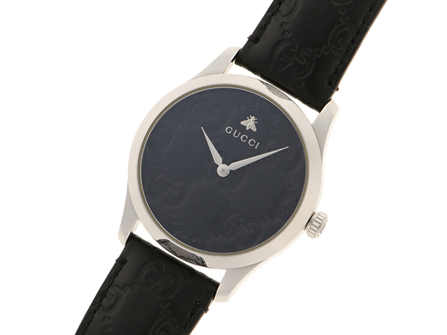 GUCCI グッチ 腕時計 Gタイムレス 126.4 YA1264031A ステンレス/レザー