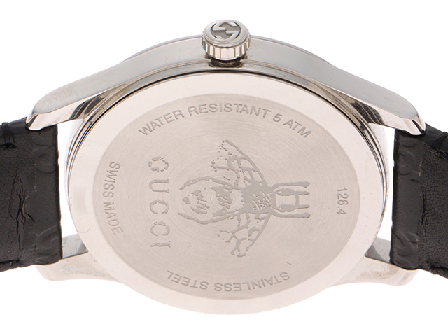 GUCCI グッチ 腕時計 Gタイムレス 126.4 YA1264031A ステンレス/レザー  