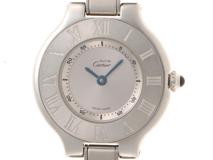 CARTIER　カルティエ　マスト21　クォーツ　SS　シルバー　W10109T2　【432】　【2148103770876】