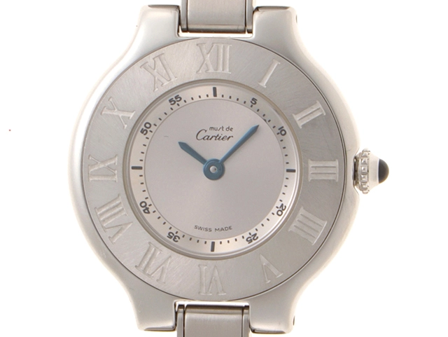 CARTIER カルティエ マスト21 クォーツ SS シルバー W10109T2