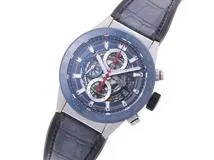 TAG HEUER　タグ・ホイヤー　時計　カレラ キャリバーホイヤー01 デイト クロノ　CAR201T-0　メンズ　自動巻き　SS/CE/アリゲーター/ラバー【431】2148103771033