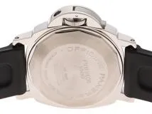 PANERAI    パネライ     ルミノール    パワーリザーブ     PAM00090/OP6635   　ブラック文字盤   　  SS/ラバー  　 自動巻き　 メンズ　　【436】　　2148103771255