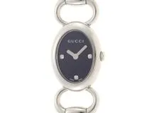 GUCCI　グッチ　トルナヴォーニ　クォーツ　レディース　SS　ブラック/3PD　118　【432】　【2148103772849】