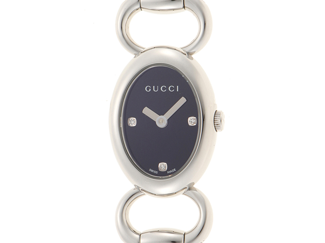 ⭐【超美品レア】グッチ118トルナヴォ―二腕時計(新品電池稼働品) GUCCI グッチ トルナヴォーニ クォーツ レディース SS ブラック