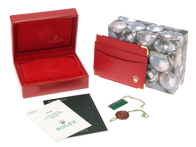 Y番国際保証書有　ROLEX　ロレックス　時計　デイトジャスト　79173　グレーローマン　YG/SS　自動巻き　レディース　M