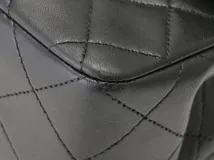 CHANEL　シャネル　マトラッセＷフラップ23　Ｗチェーンショルダー　ブラック／ＧＰ　ラムスキン　A01113【430】2148103773785