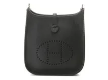 HERMES エルメス　エヴリンアマゾンTPM ブラック　SV　B刻印（2023年頃製造）【431】2148103776045