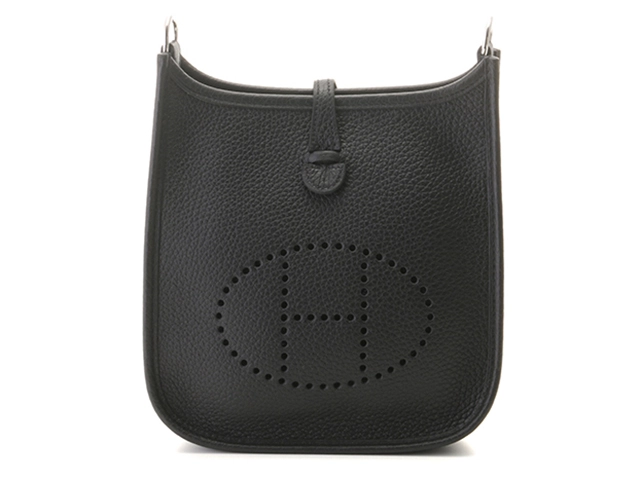 HERMES エルメス　エヴリンアマゾンTPM ブラック　SV　B刻印（2023年頃製造）【431】2148103776045