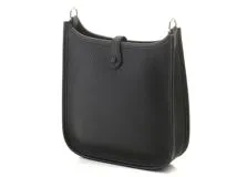 HERMES エルメス　エヴリンアマゾンTPM ブラック　SV　B刻印（2023年頃製造）【431】2148103776045