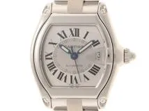 Cartier　カルティエ　W62000V3　ロードスターLM　ステンレススチール　自動巻き　男女兼用　腕時計（2148103777479）【200】C